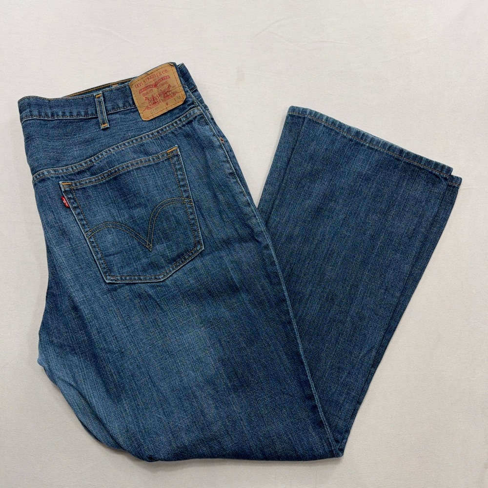 Levi's Jeans 515 Nouveau Boot Cut Low Rise Blue Denim Women‎ 22W L=M